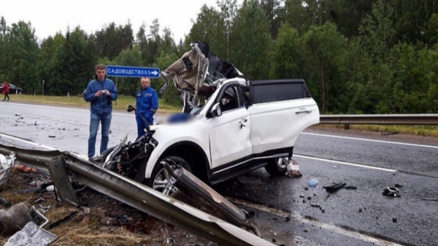 Легковушка вылетела под грузовик в Архангельской области — трое погибших