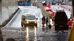 Видео: Москву накрыла гроза с градом