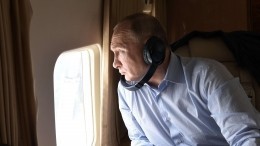 Путин с воздуха осмотрел пострадавшие от паводка территории в Иркутской области