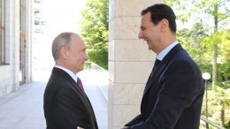 Путин поздравил Асада с 75-летием установления дипотношений между странами