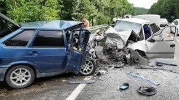 Видео: Пять человек погибли в аварии под Туапсе