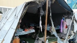 Задержан директор сгоревшего палаточного лагеря
