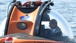 Владимир Путин начал погружение к ПЛ «Щука» в Финском заливе — видео