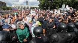 Меньше тысячи человек приняли участие в митинге в Петербурге