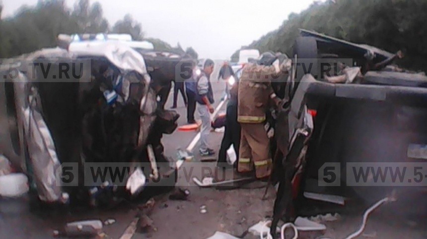 Семь человек погибли в аварии с микроавтобусом и легковушкой под Рязанью