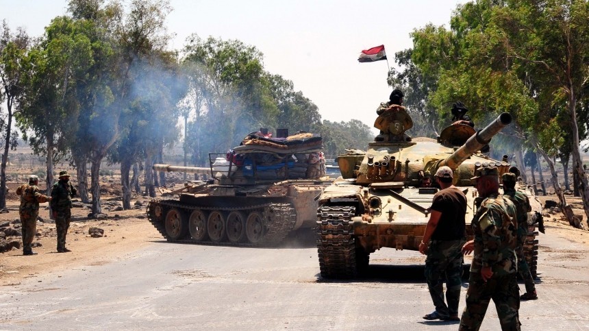 Сирийская армия «отбивает» город Хан-Шейхун у террористов
