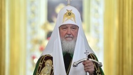 Патриарх Кирилл на Яблочный спас совершил литургию в Петербурге