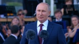 Владимир Путин поздравил москвичей с Днем города