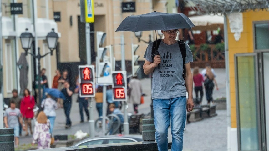 Москвичей предупредили о похолодании и дождях на выходных