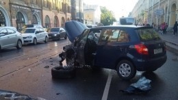 Видео задержания дебошира на Cadillac в центре Петербурга