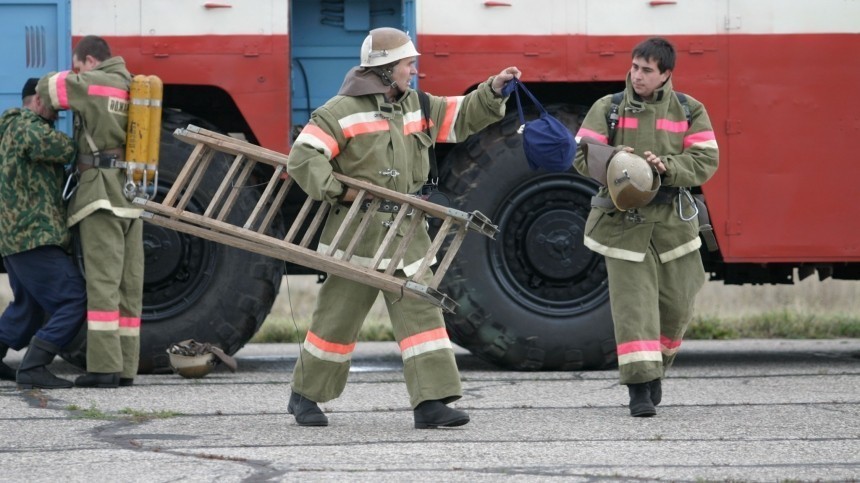 Пожар произошел в военной части в Хабаровске