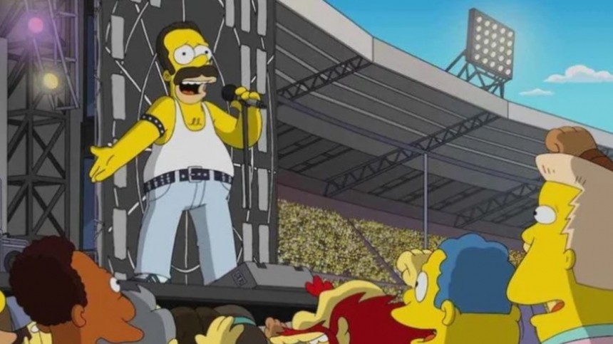 Гомер предстанет в образе Фредди Меркьюри в новой серии «Симпсонов»