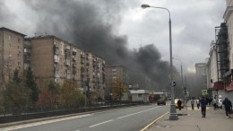 Автобус с пассажирами загорелся в тоннеле на северо-западе Москвы