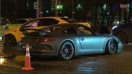 Что известно об аварии Porsche и автомобиля такси в Москве