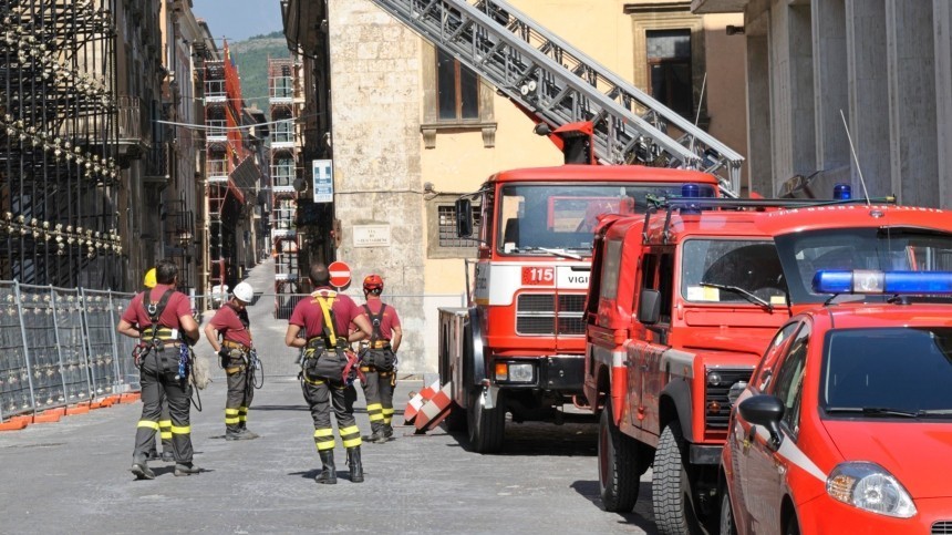 В центре Турина загорелся входящий в список ЮНЕСКО комплекс XVII века