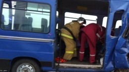 Восемь человек погибли в лобовом столкновении с микроавтобусом на Алтае