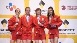 Российские самбисты завоевали 20 золотых медалей на чемпионате мира