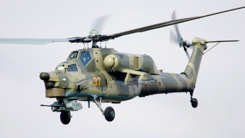 Пропавший Ми-28 разбился в Краснодарском крае