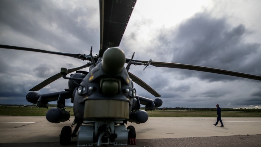 Названы основные версии крушения вертолета Ми-28 под Краснодаром