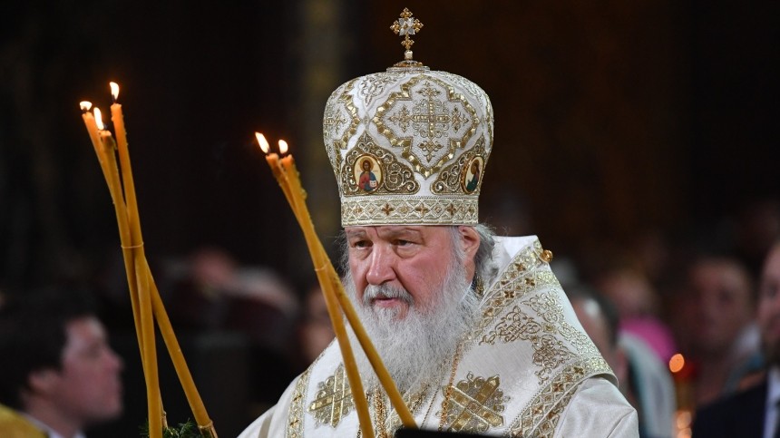 Патриарх Кирилл совершил новогодний молебен в храме Христа Спасителя