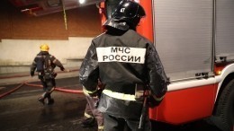 Четыре человека погибли при пожаре в бытовках в Московской области