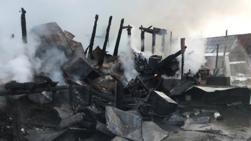 Три человека погибли и один пропал без вести при пожаре в Нижегородской области