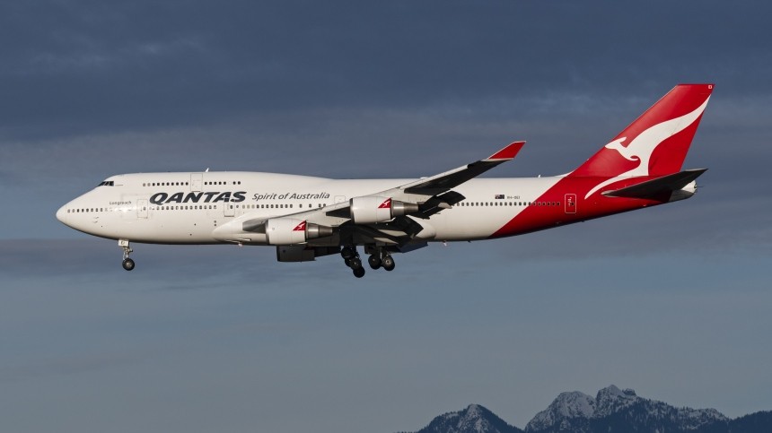 Qantas над Сиднеем