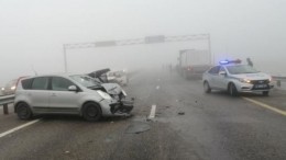Более 15 автомобилей столкнулись на трассе М-4 «Дон» под Адыгейском