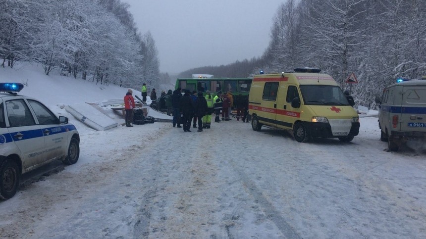Десять человек пострадали в ДТП с пассажирским автобусом в Пермском крае