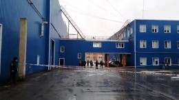 Видео с места взрыва газа на заводе резиновых изделий в Орловской области