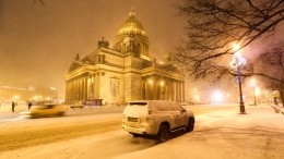 Рабочая неделя в Петербурге начнется с метели