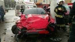 Момент страшной аварии в Твери с шестью пострадавшими попал на видео
