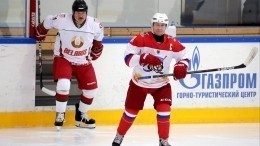 Путин и Лукашенко выиграли в хоккей в Сочи