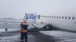 Самолет ЮТейр при посадке в аэропорту Усинка ударился хвостом