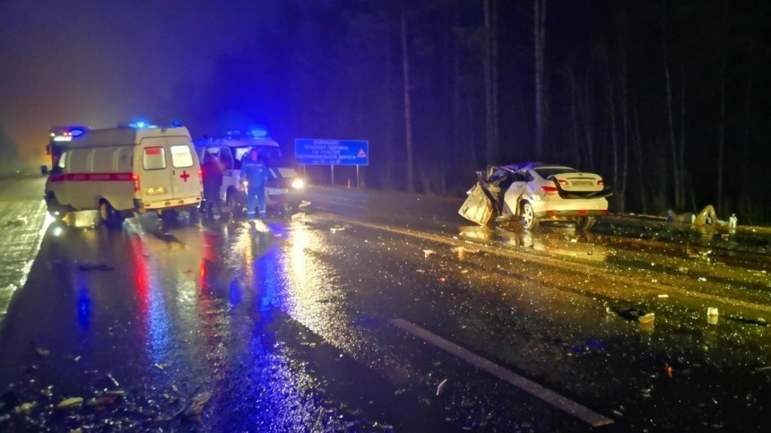 Фото: Двое взрослых погибли и пострадали двое детей в страшном ДТП на М-10