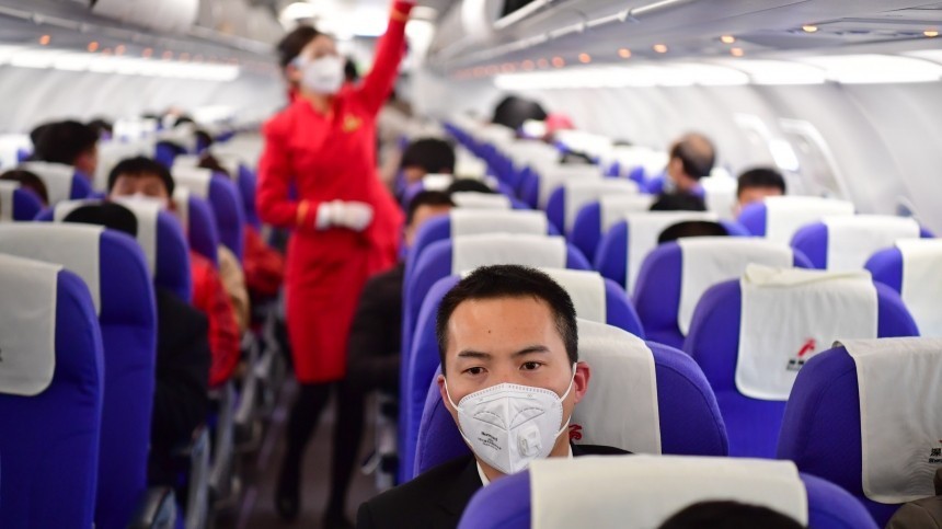 Самолет не может вылететь из КНР в РФ из-за проверки на коронавирус