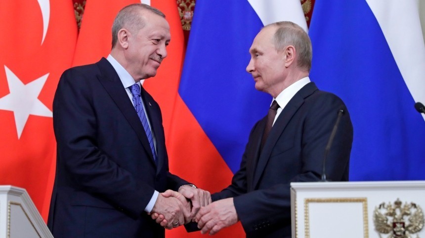 Путин положительно оценил итог переговоров с Эрдоганом