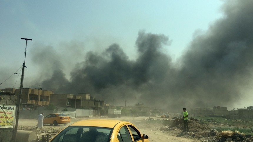 Ракета упала недалеко от турецкого посольства в Багдаде