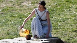 В Греции зажгли олимпийский огонь для Игр-2020 в Токио