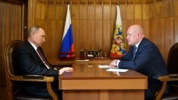 Владимир Путин провел рабочие встречи с главами Крыма и Севастополя