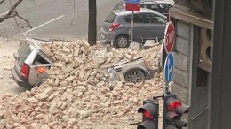 Видео последствий сильнейшего за 140 лет землетрясения в Хорватии