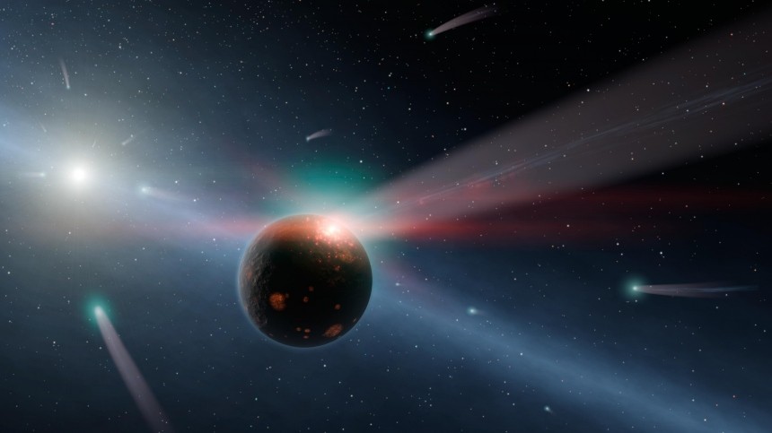 «Зрелищная» комета с ядовитым ядром приближается к Солнцу