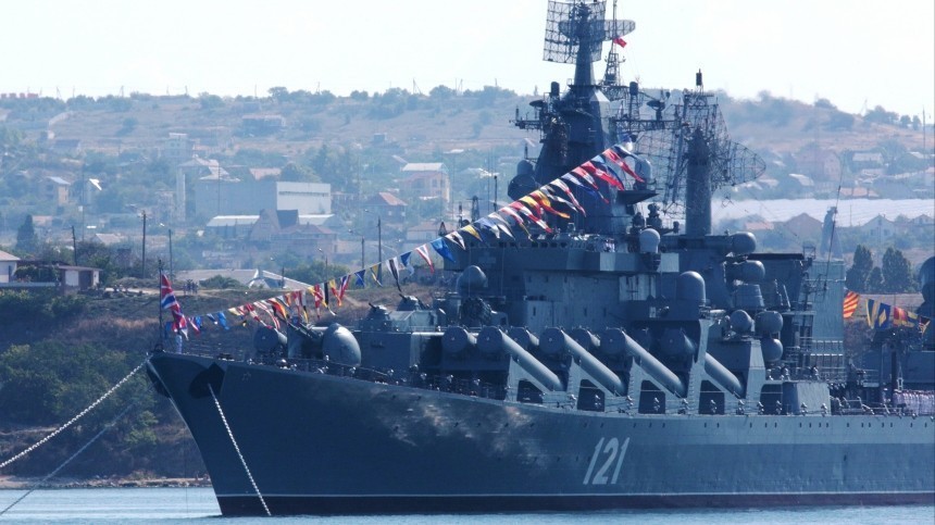 Крейсер «Москва» назвали самым мощным кораблем Черноморского флота