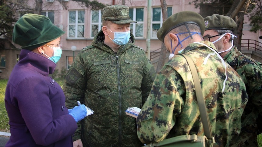 Коронавирус диагностирован у 874 российских военнослужащих