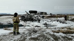 Крушение вертолета МИ-8 на Чукотке: военная машина рухнула сразу после взлета
