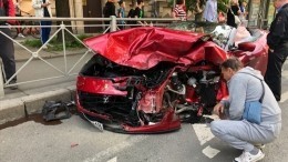 Водитель Роlо погиб в страшной аварии с Ferrari в центре Петербурга