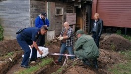 На территории храма в Ленобласти найдены останки связанного человека