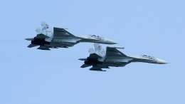 Два Су-27 прогнали американский самолет-разведчик над Черным морем
