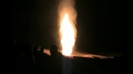 Огненный столб поднялся на месте прорыва газопровода в Самаре — видео