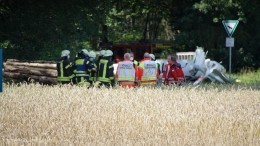 Два самолета столкнулись в небе над Германией — фото